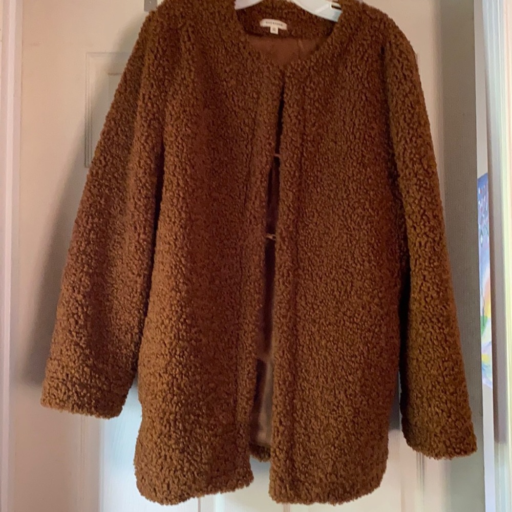 🍁Dark Carmel Teddy Bear Jacket🍂